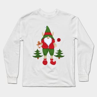 Christmas gnome Long Sleeve T-Shirt